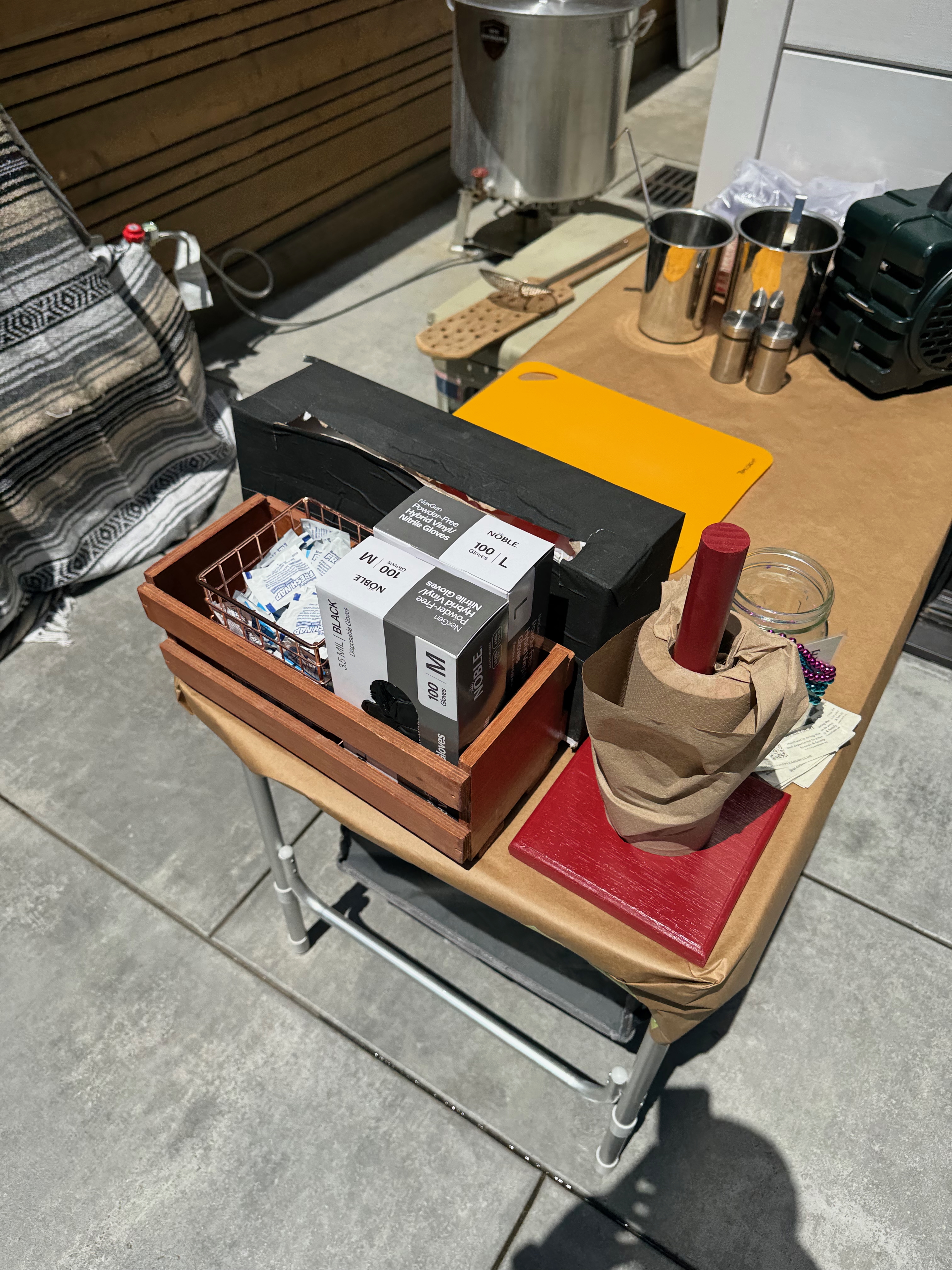 Boil prep station setup